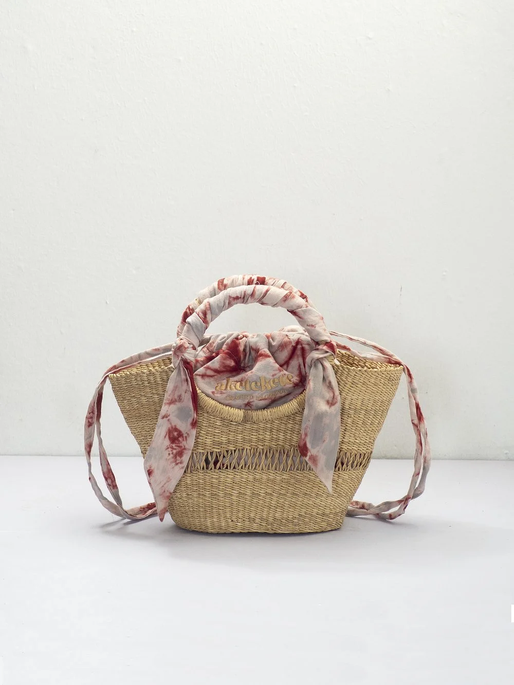 AKETEKETE Woven Butterfly Tote Bag - Small