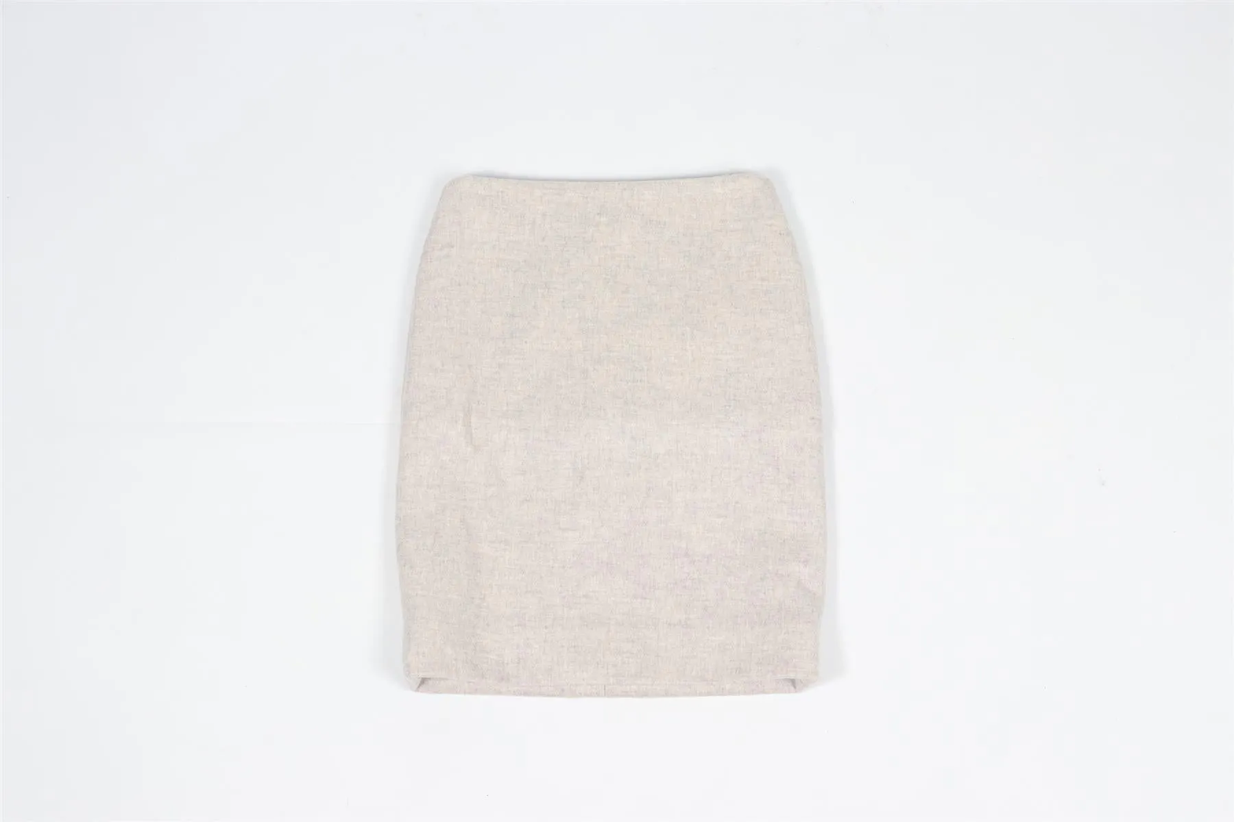 AKRIS GREY CASHMERE SKIRT FR 38 UK 10