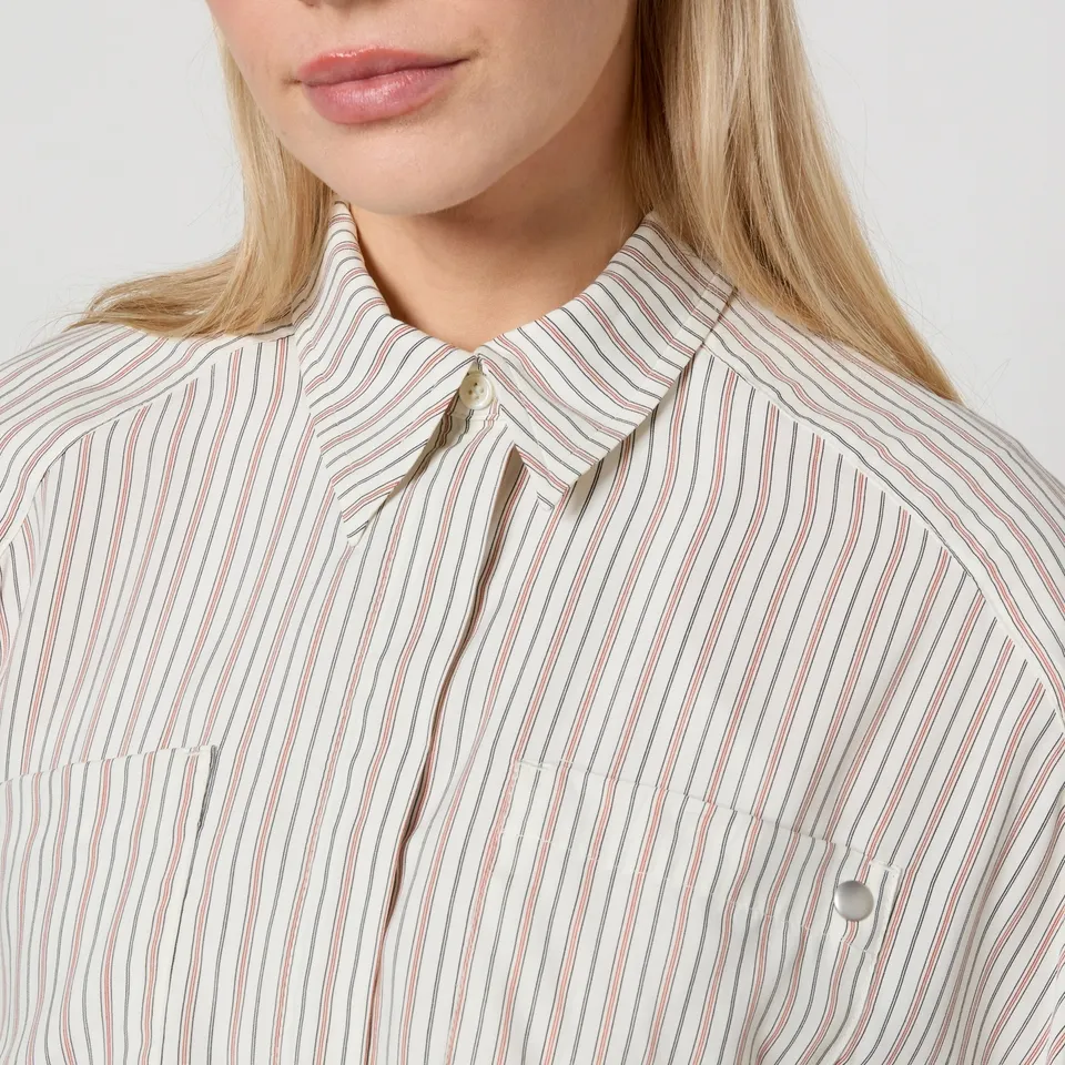 A.P.C. Warvol Oversized Striped Woven Shirt - FR 38/UK 10 | Coggles