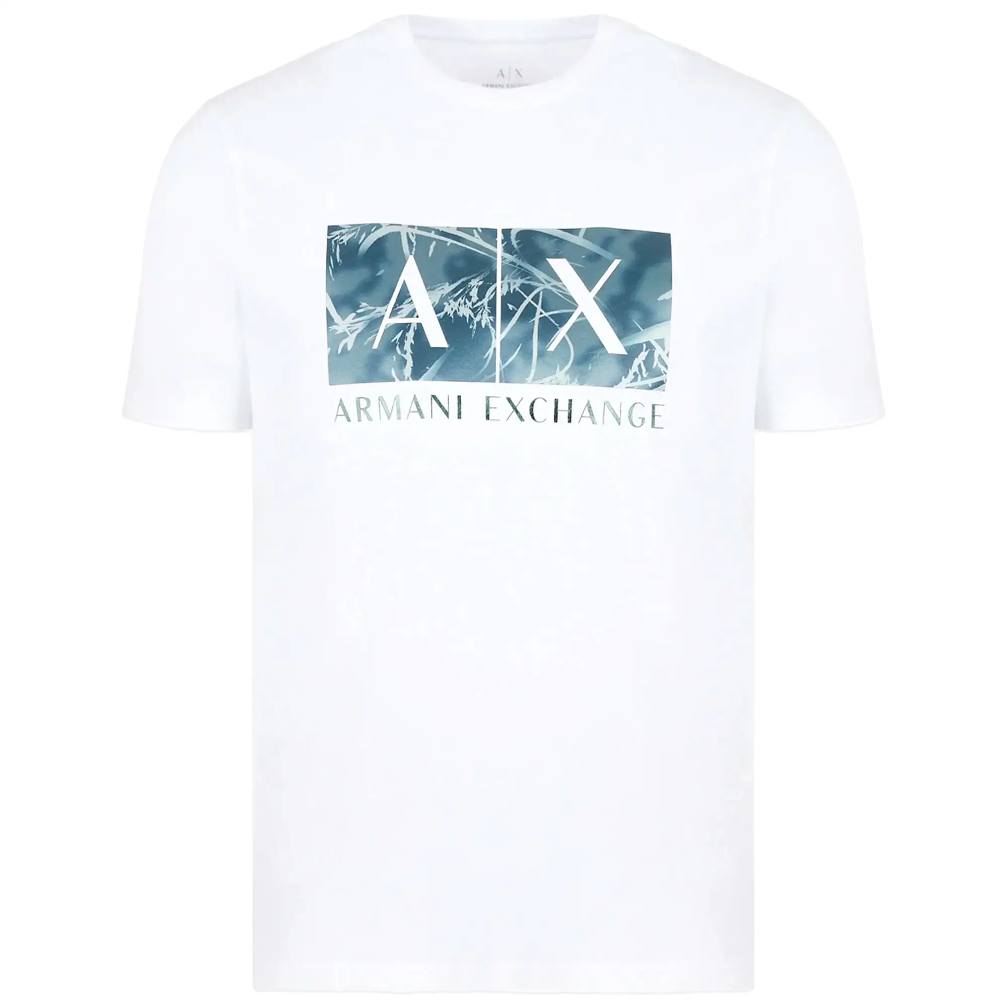 Armani Exchange 3RZTHA AX Block T-Shirt - Tropical Print