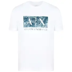 Armani Exchange 3RZTHA AX Block T-Shirt - Tropical Print