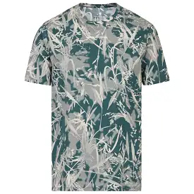 Armani Exchange 3RZTHU AOP T-Shirt - Green Gables Field Print