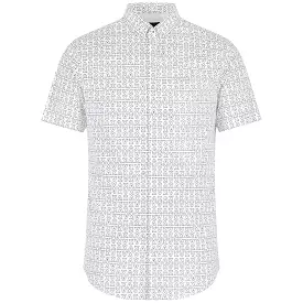 Armani Exchange 6RZC04 AX Print SS Shirt - White