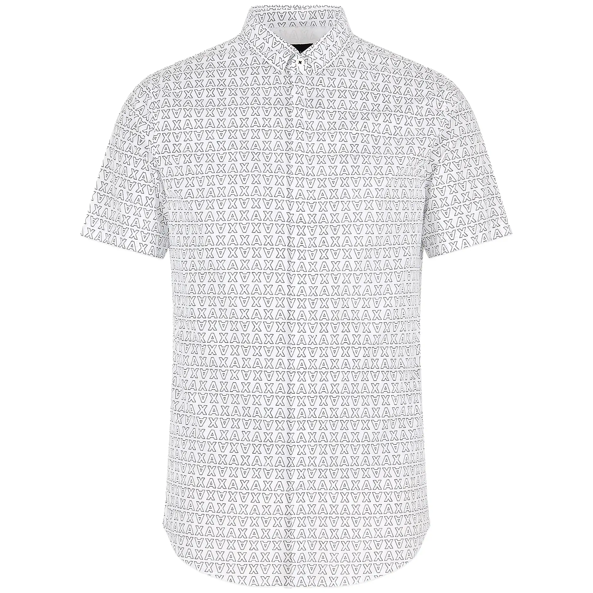 Armani Exchange 6RZC04 AX Print SS Shirt - White