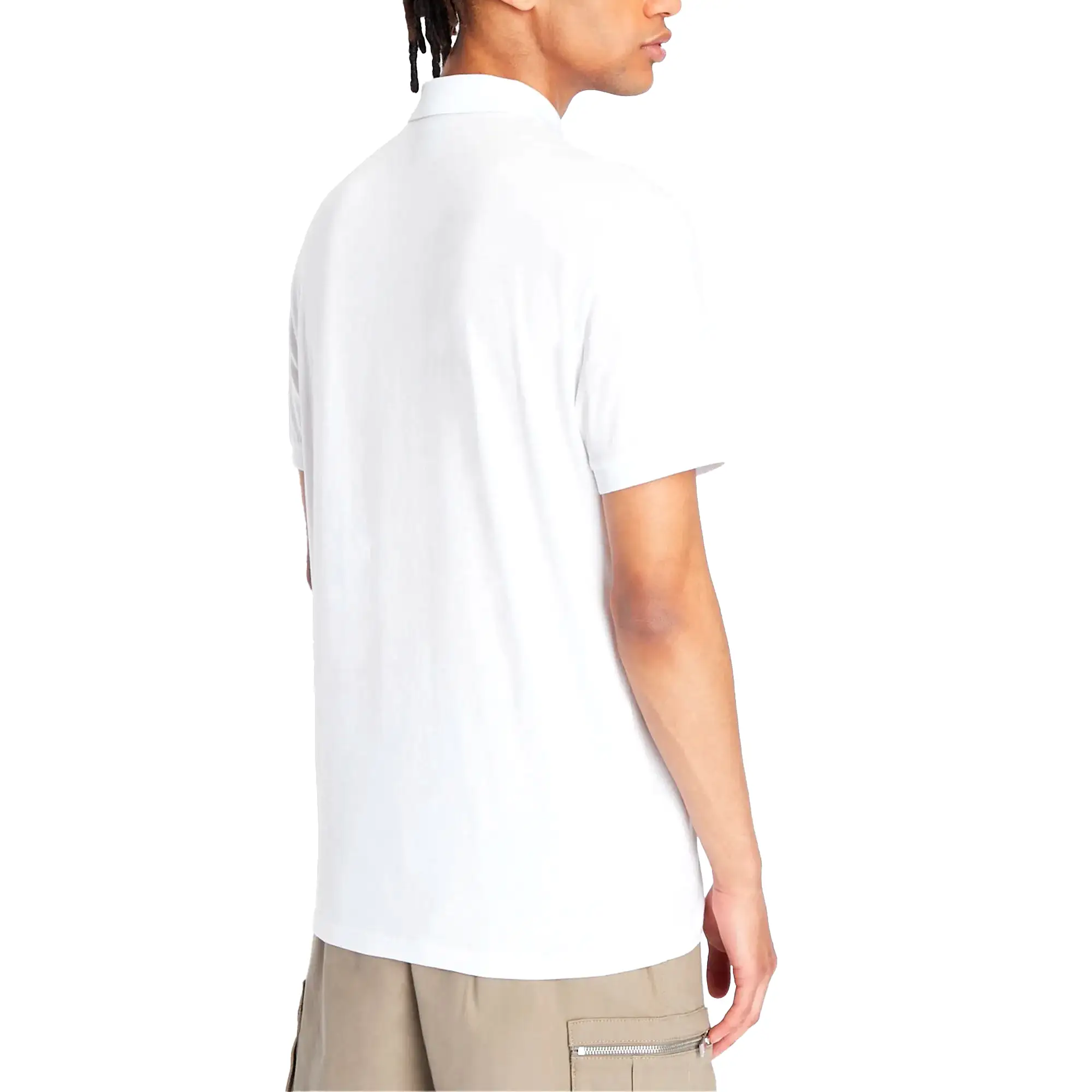 Armani Exchange 8NZF80 Logo Polo - White