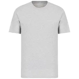 Armani Exchange 8NZT91 Logo T-Shirt - Light Grey Marl