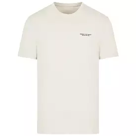 Armani Exchange 8NZT91 Logo T-Shirt - White Pepper