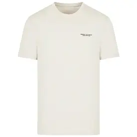 Armani Exchange 8NZT91 Logo T-Shirt - White Pepper