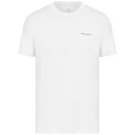 Armani Exchange 8NZT91 Logo T-Shirt - White