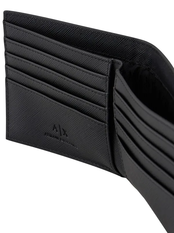 Armani Exchange Bifold Wallet - Black