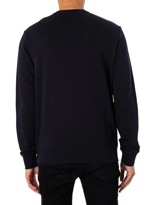 Armani Exchange Brand Graphic Sweatshirt - Navy