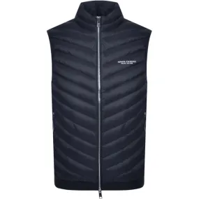 Armani Exchange Down Gilet Navy