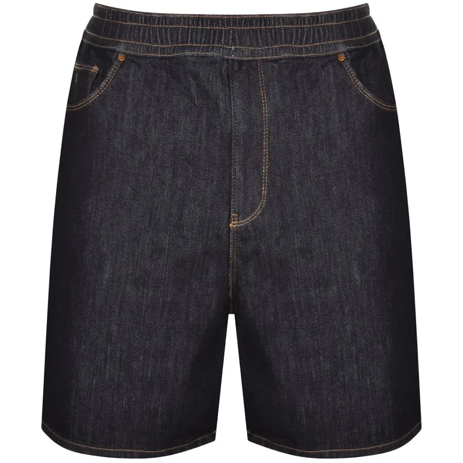 Armani Exchange J58 Jogger Denim Shorts Navy