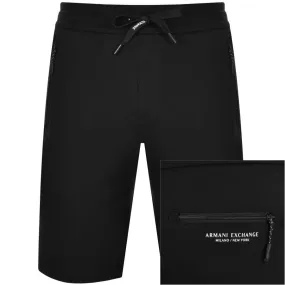 Armani Exchange Jersey Shorts Black