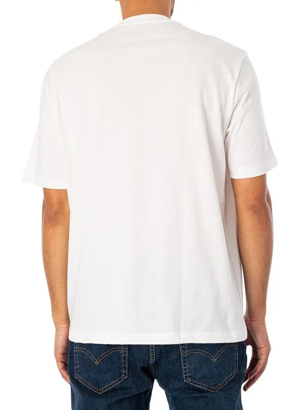 Armani Exchange Logo Graphic T-Shirt - Off White