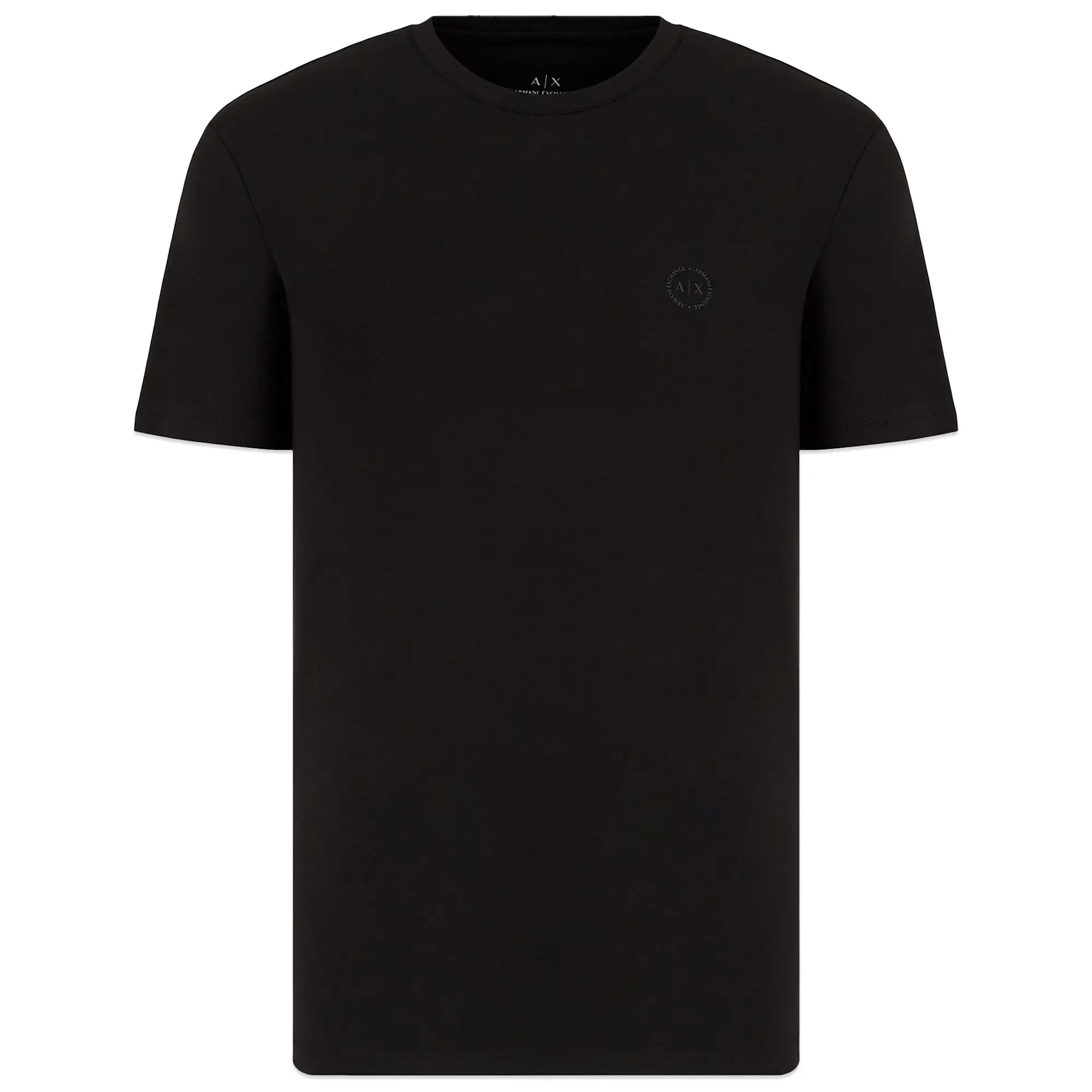 Armani Exchange Small Chest Logo Stretch T-Shirt - Black