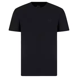 Armani Exchange Small Chest Logo Stretch T-Shirt - Navy