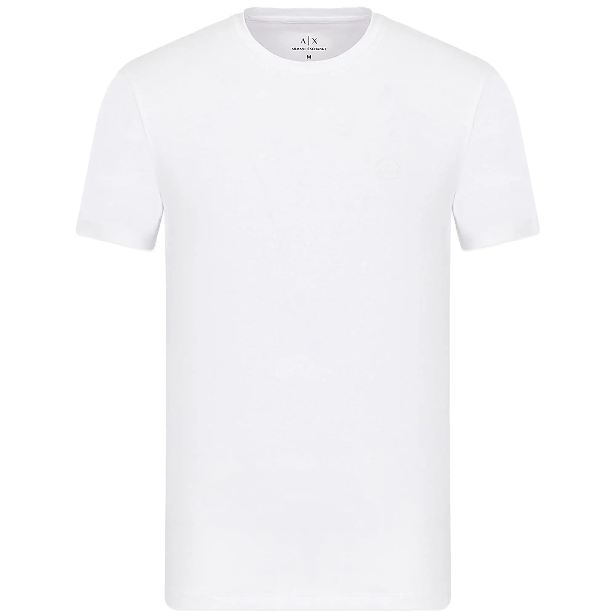 Armani Exchange Small Chest Logo Stretch T-Shirt - White