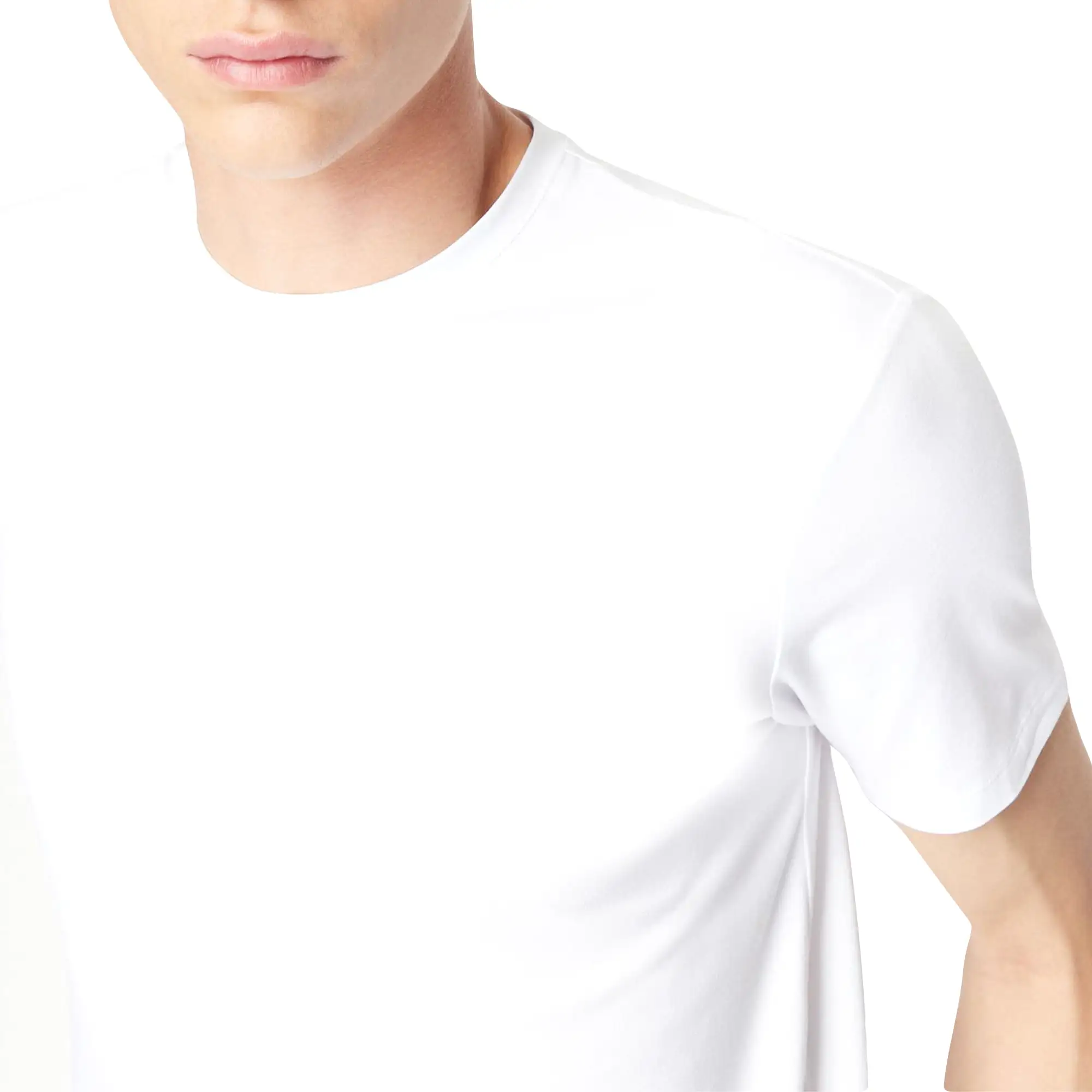 Armani Exchange Small Chest Logo Stretch T-Shirt - White