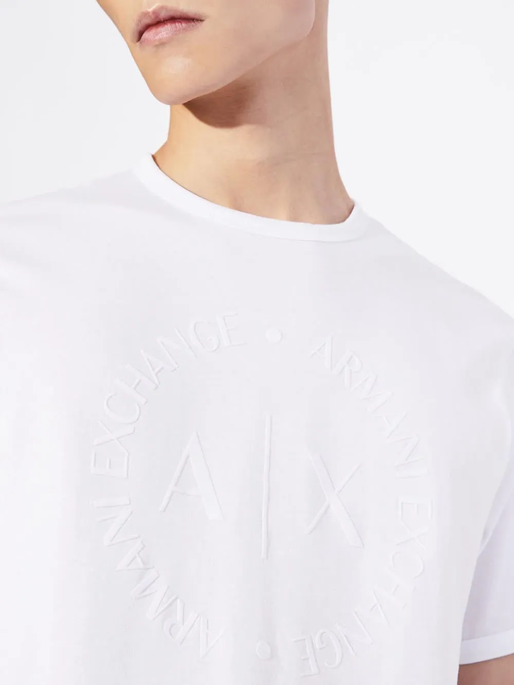 Armani Exchange T-shirt Uomo Bianco