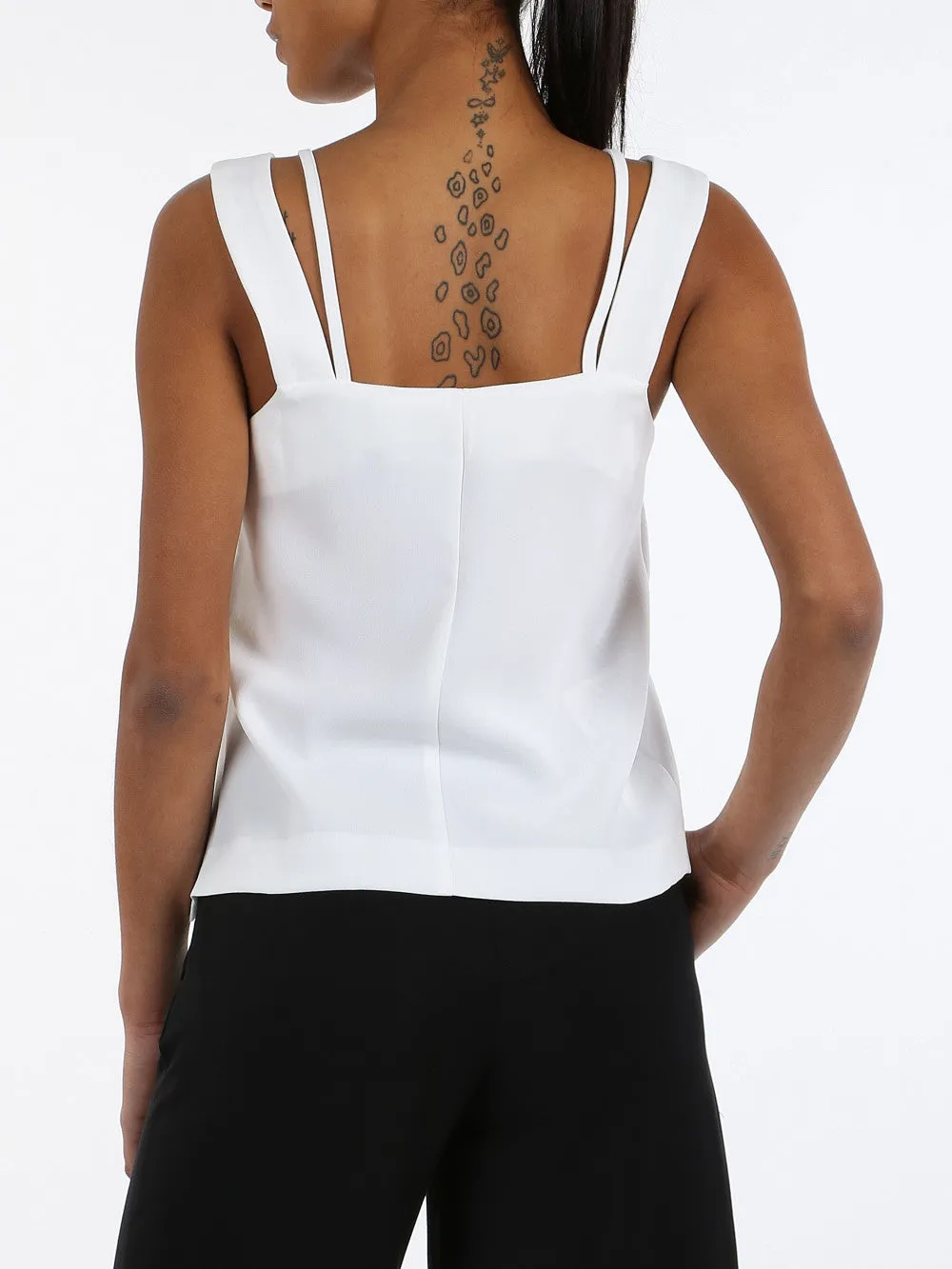 Armani Exchange Top Donna Bianco