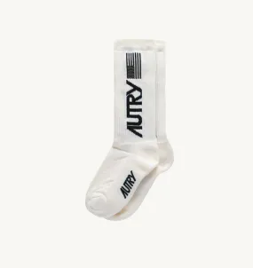 AUTRY APPAREL WOMAN  SOCKS IN BLACK COTTON TERRY