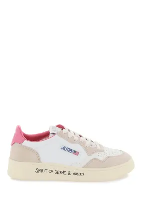 Autry Leather Medalist Low Sneakers   Beige