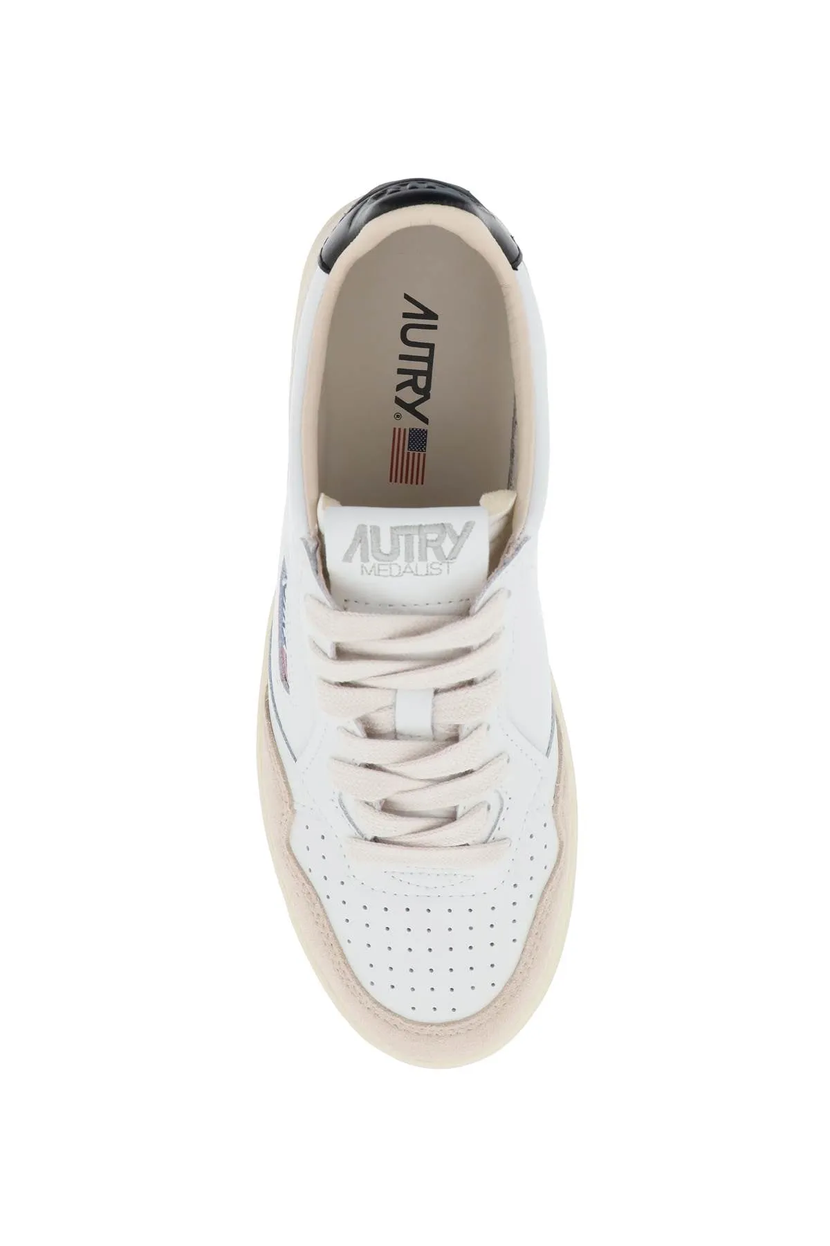 Autry Leather Medalist Low Sneakers   White