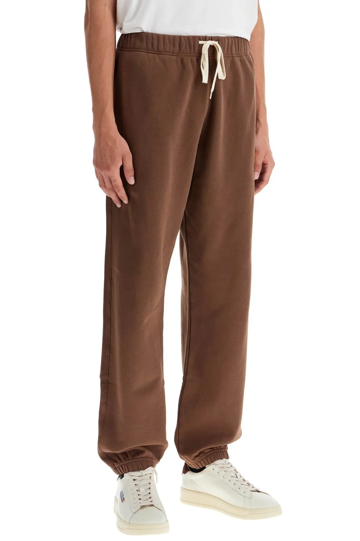 Autry Relaxed Fit Fleece Joggers For   Brown