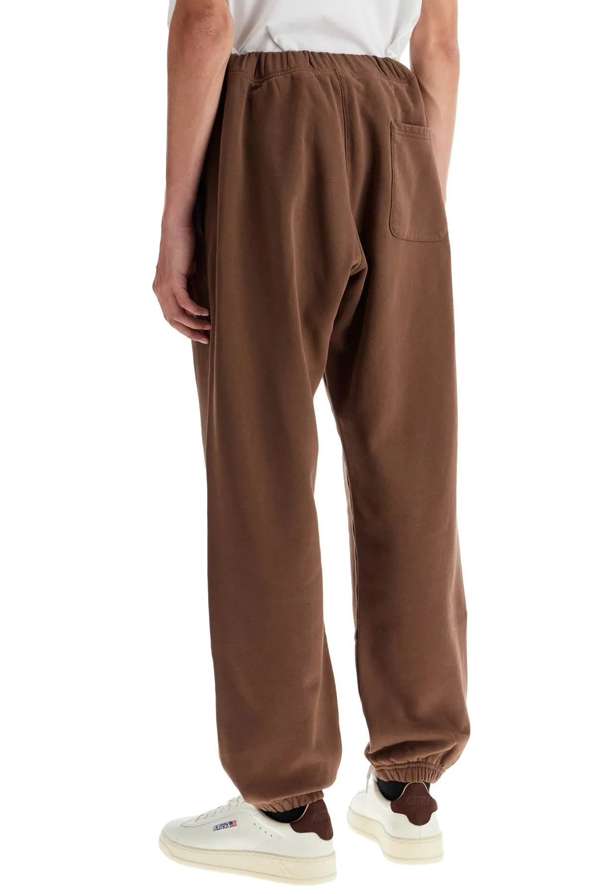 Autry Relaxed Fit Fleece Joggers For   Brown