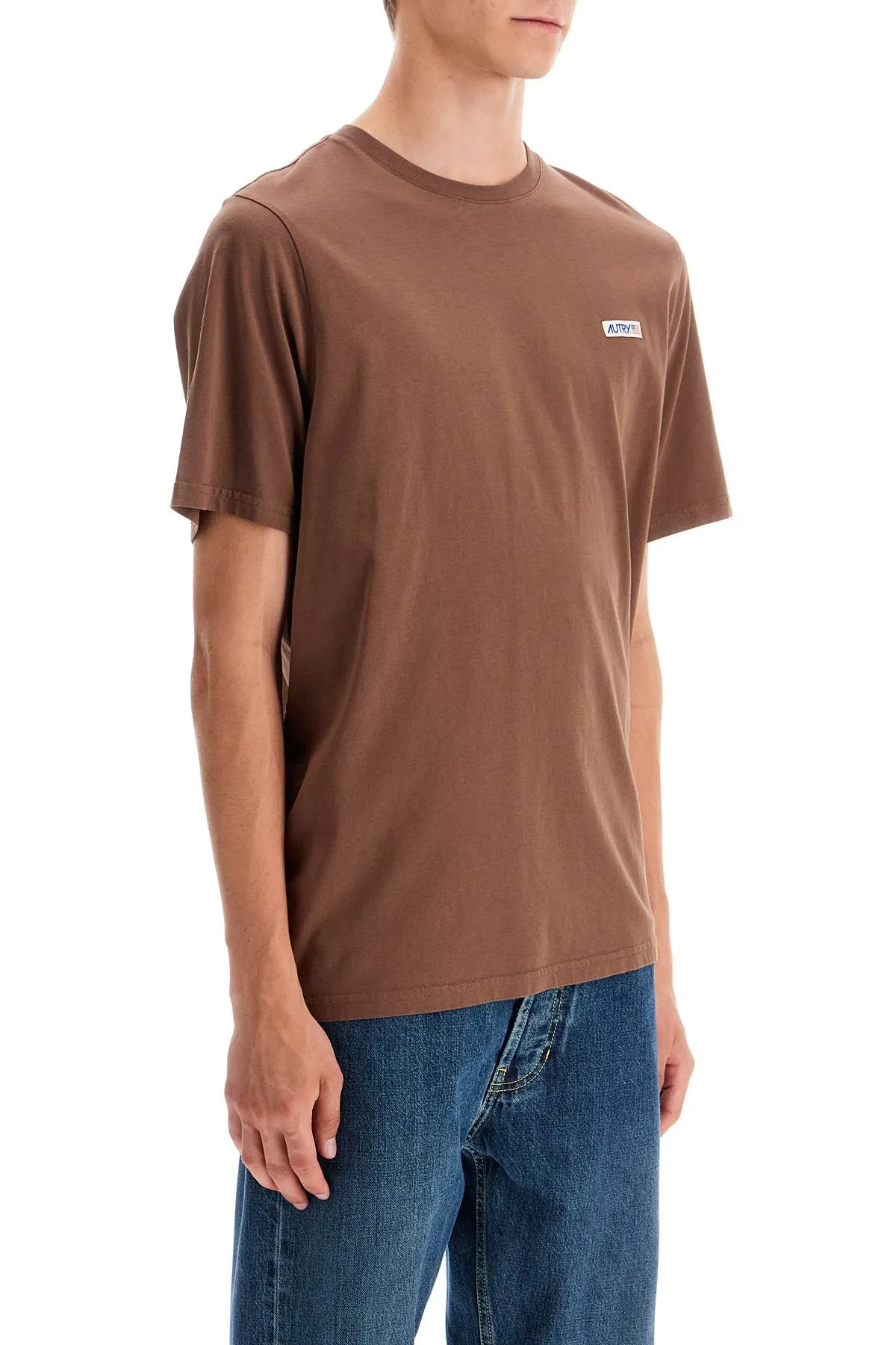 Autry Relaxed Fit T Shirt   Brown