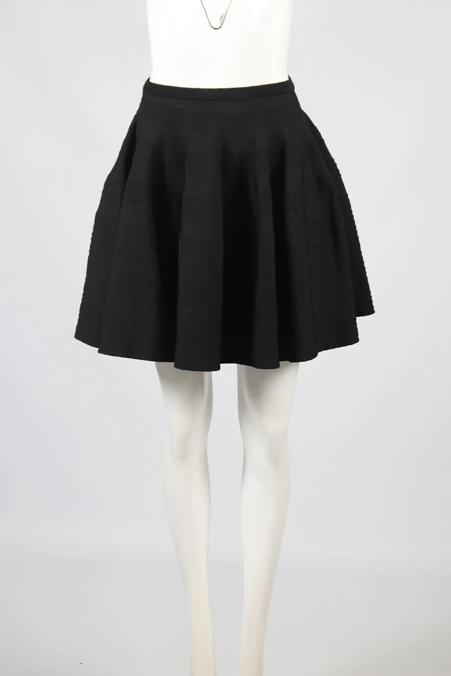 AZZEDINE ALAA KNIT MINI SKIRT FR 38 UK 10