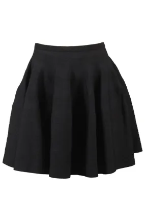 AZZEDINE ALAA KNIT MINI SKIRT FR 38 UK 10