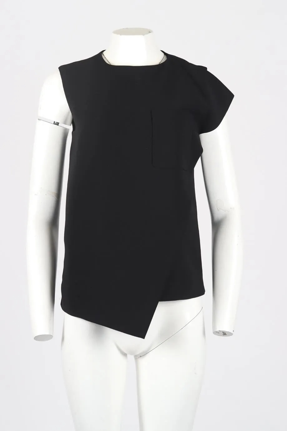 BALENCIAGA CREPE TOP FR 38 UK 10