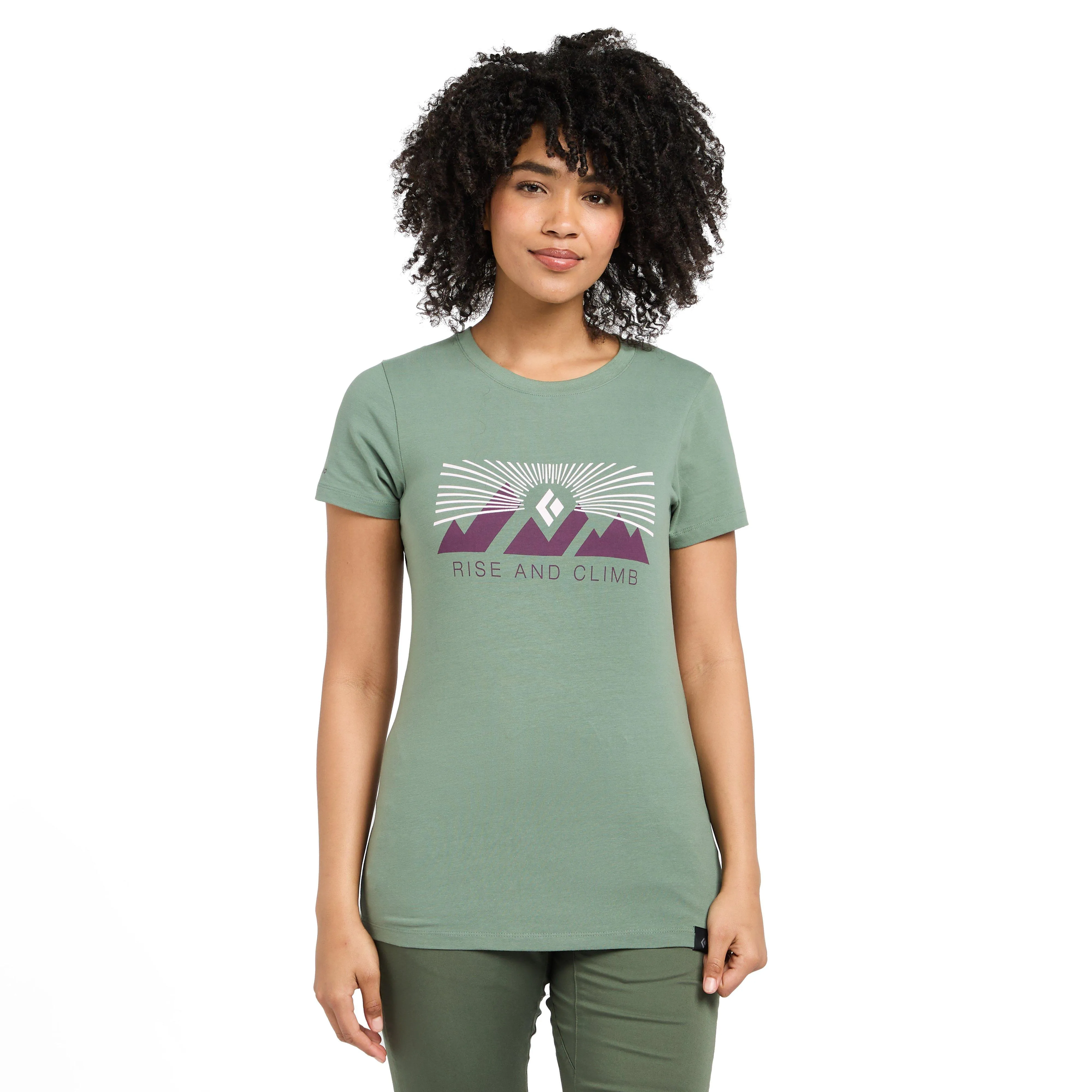 Black Diamond Women's Rise and Climb Short Sleeve Tee | Ultimate Outdoors