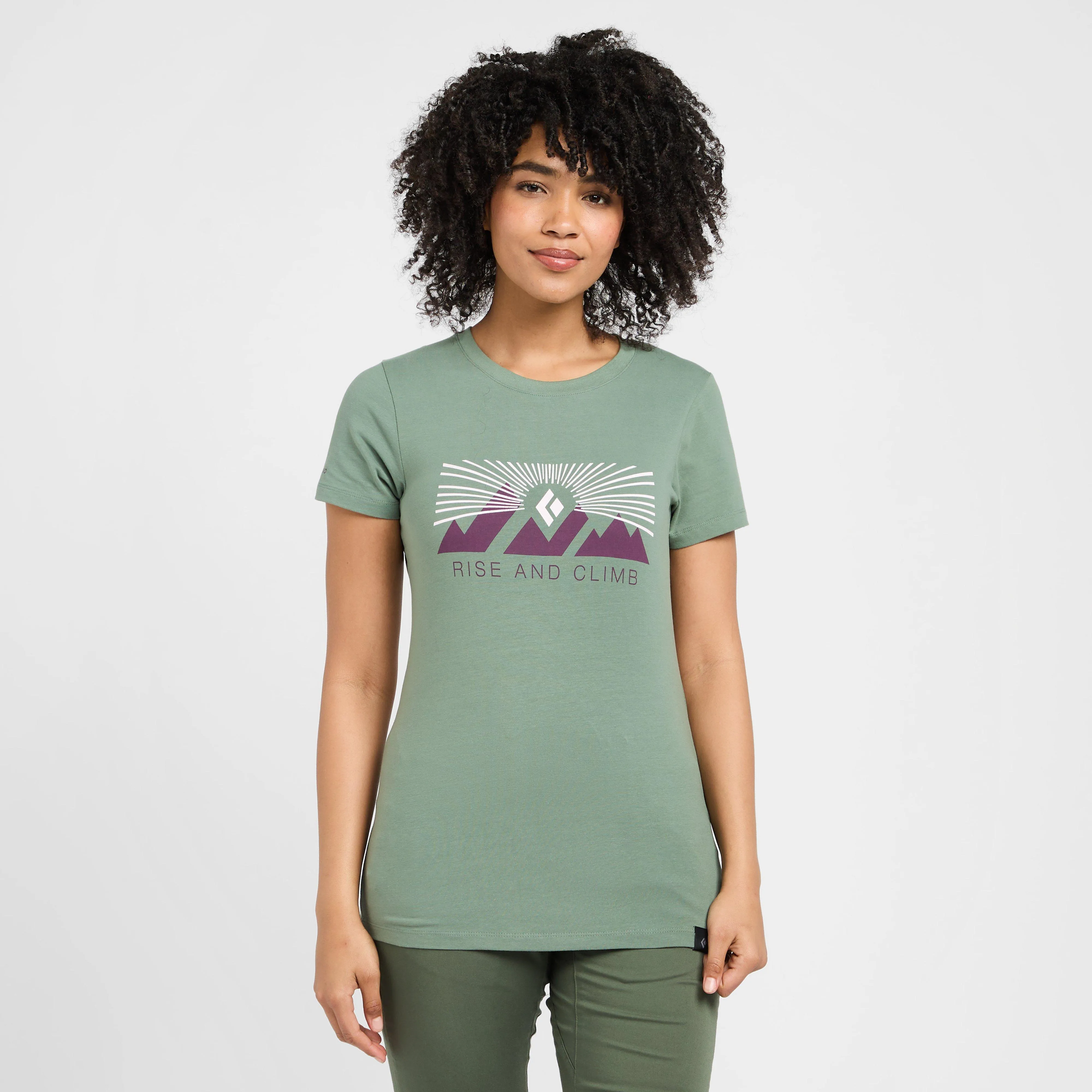 Black Diamond Women's Rise and Climb Short Sleeve Tee | Ultimate Outdoors