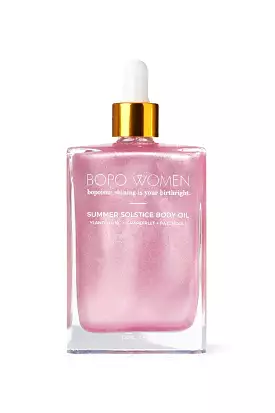 BOPO WOMEN SUMMER SOLSTICE BODY OIL LIMITED EDITION PINK