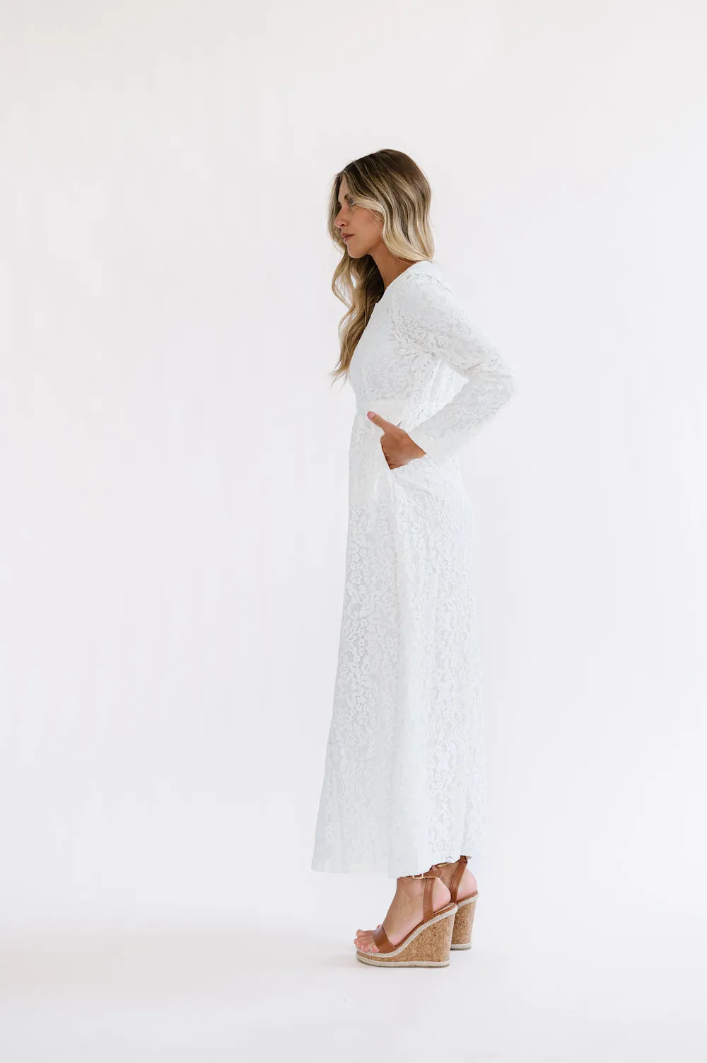 Charlie White Maxi Dress