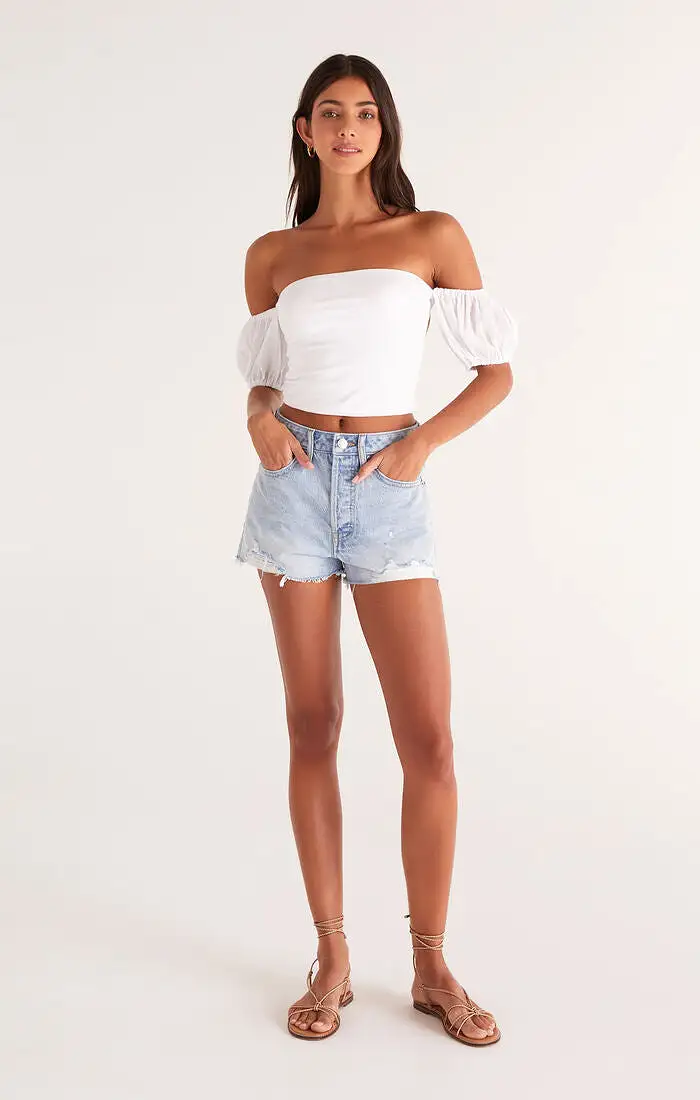 Classic Hi-Rise Denim Short