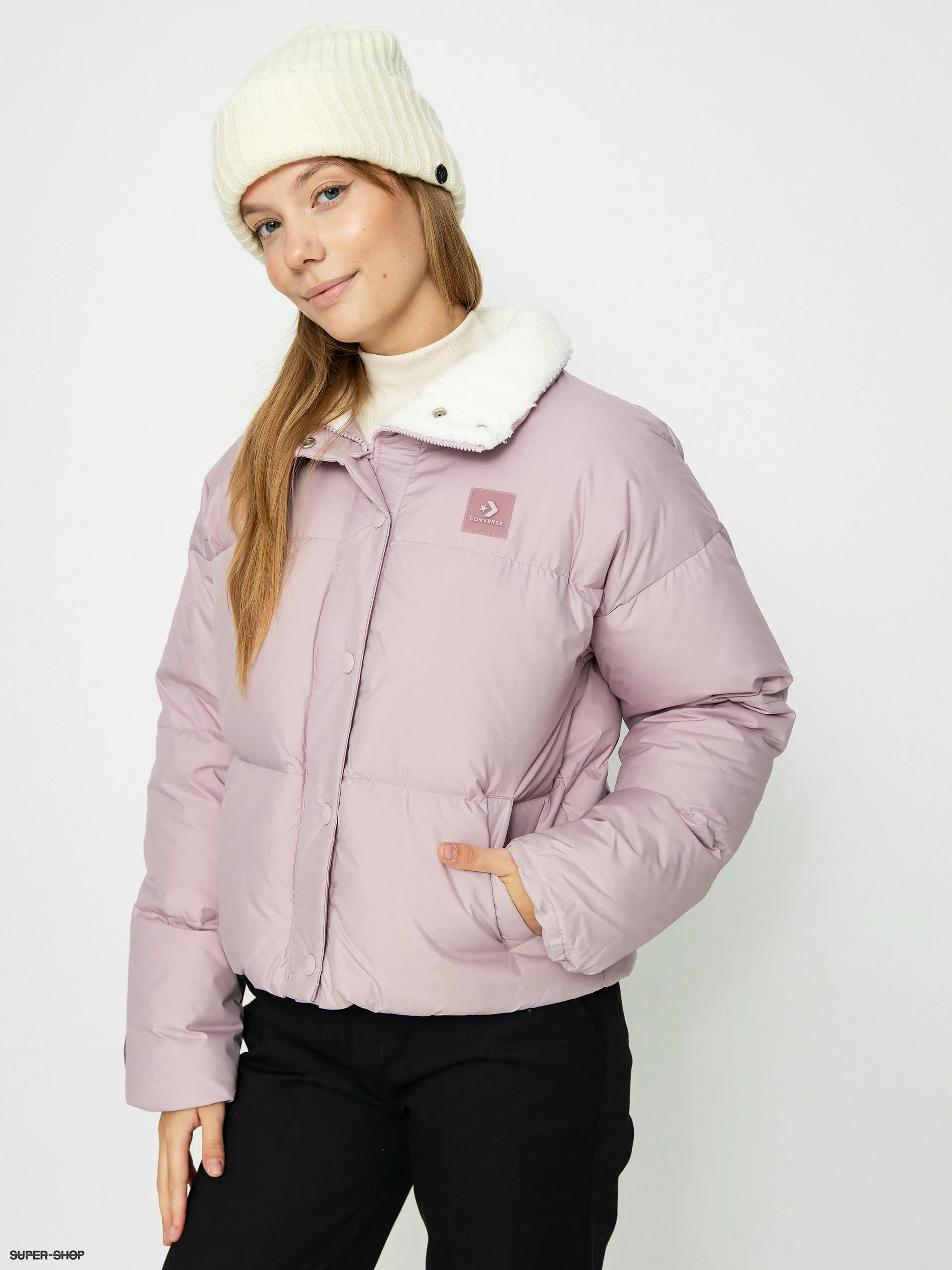 Converse Short Down Jacket Jacket Wmn (phantom violet)