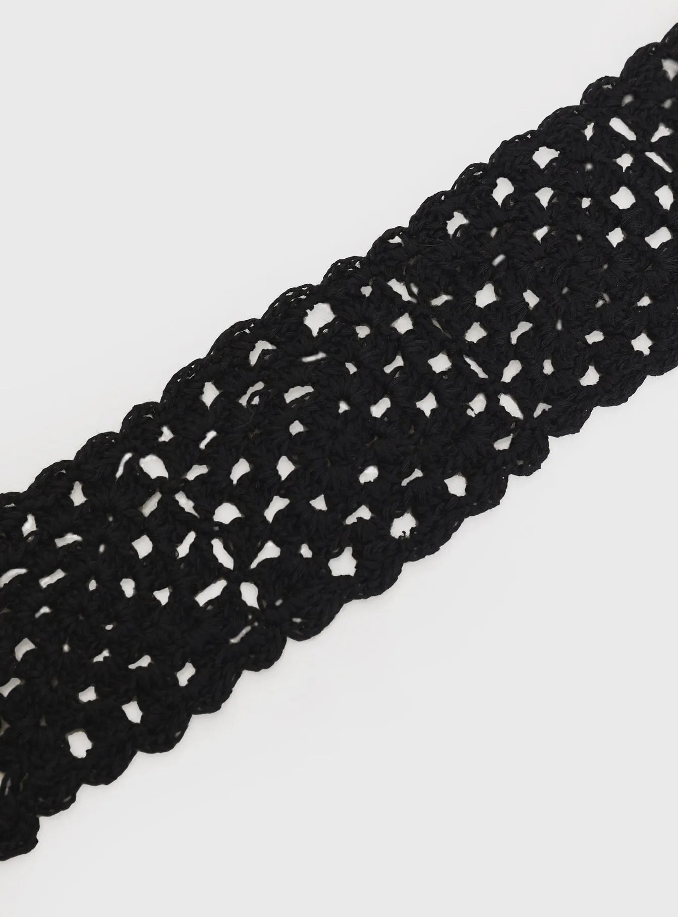 Crotchet Headband Black