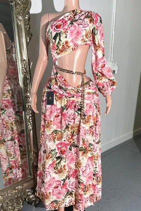 Elsa Flower Maxi Dress