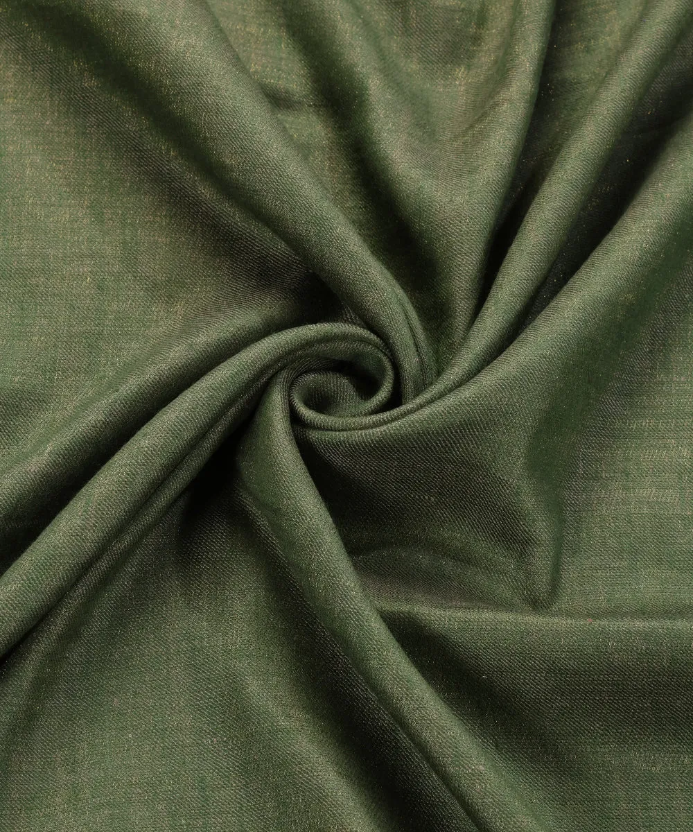 Heena Handwoven Green Double Shade Pure Pashmina Shawl