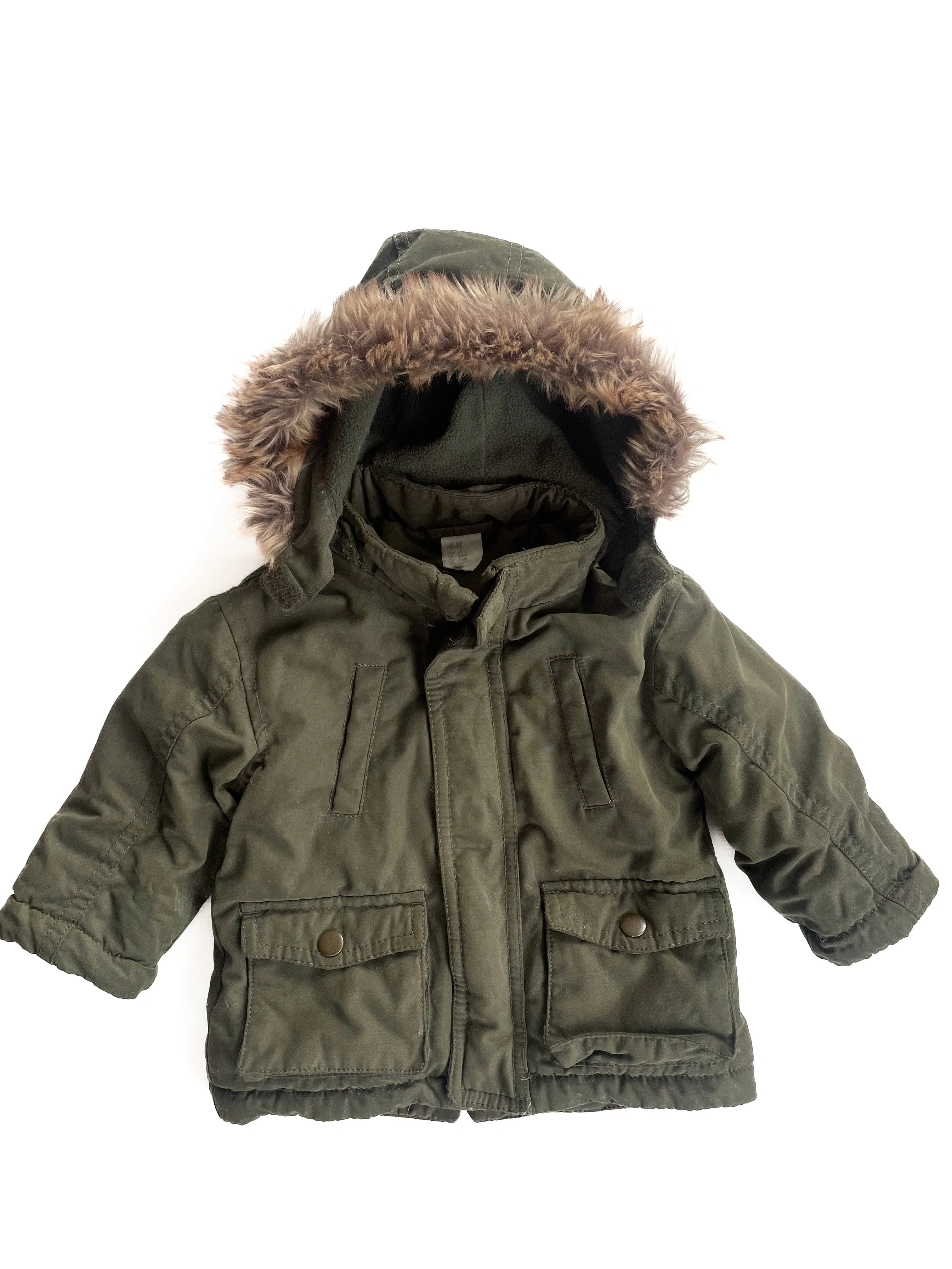 H&M removable hood jacket (4-6M)