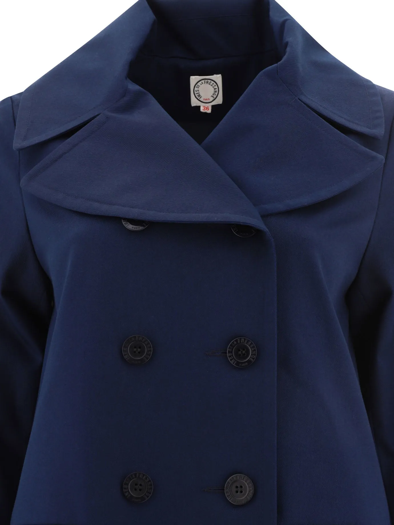 INES DE LA FRESSANGE Navy Serafine Jacket for Women - SS24 Collection