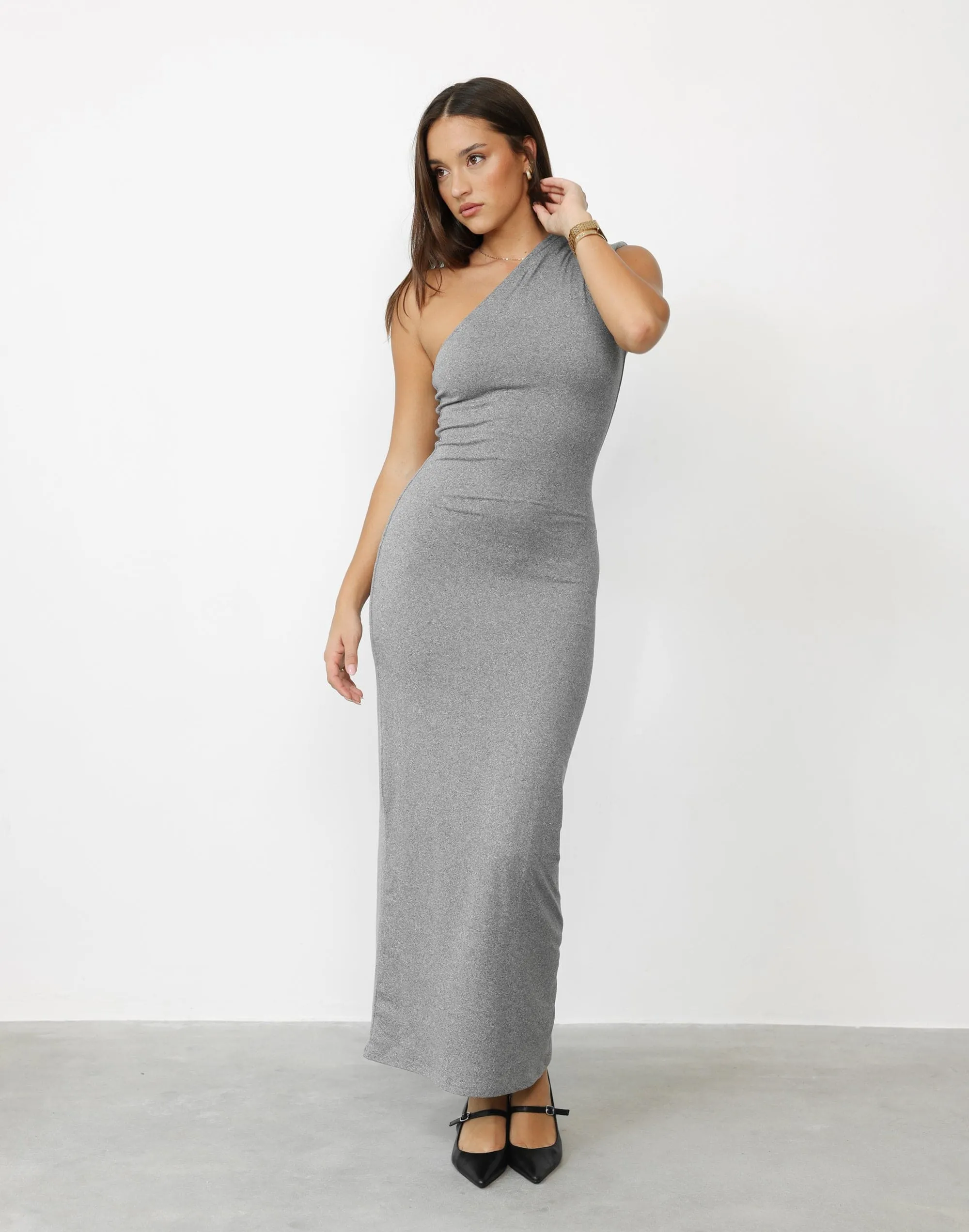 Jovelle Maxi Dress (Grey)