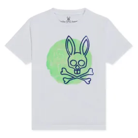 Kids Psycho Bunny Arnell Graphic Tee (White)