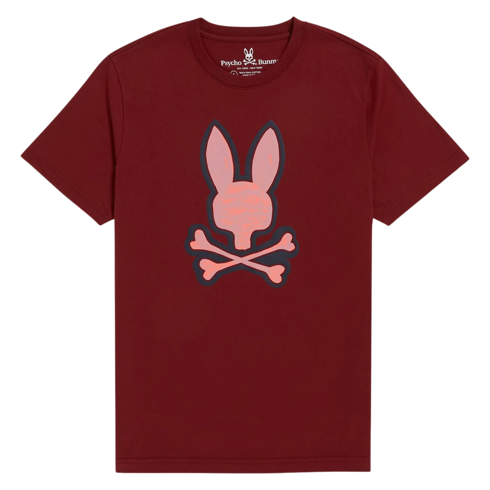 Kids Psycho Bunny Bennett Tee (Mulled Wine)