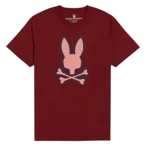 Kids Psycho Bunny Bennett Tee (Mulled Wine)