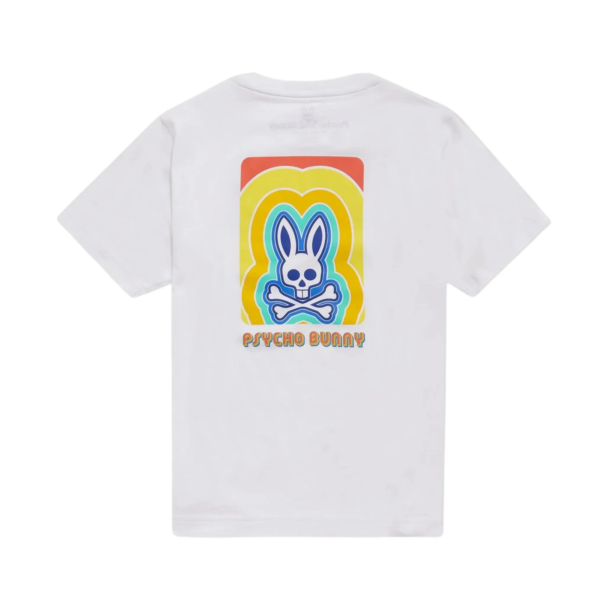 KIDS Psycho Bunny Chelton Graphic Tee (White)